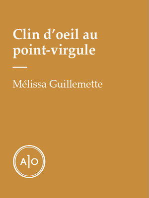 cover image of Clin d'oeil au point-virgule